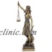 Large Blind Lady Justice Statue Sculpture Lawyer Figure 18" Tall    263426394859